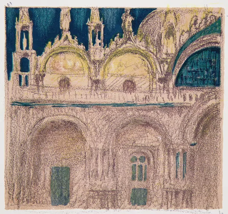 Церковь Святого Марка by Ян Станиславский, 1899-1900 — digital art print download