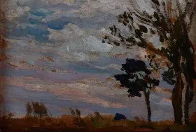 Wind by Jan Stanisławski, 1903-1904 — digital art print download
