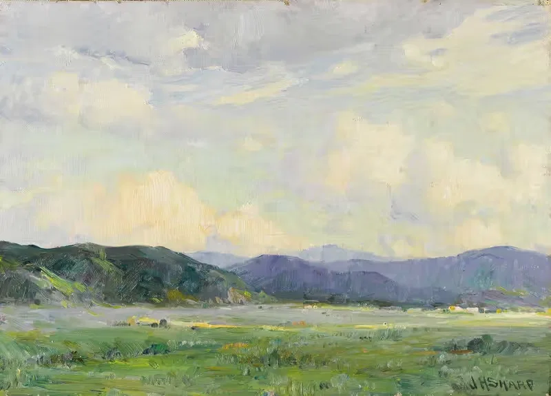 Taos Landscape by Joseph Henry Sharp — digital art print download