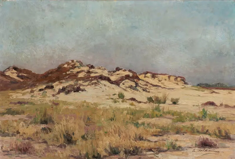 Пейзаж с песчаными дюнами by Леон Дельдерен, c. 1905 — digital art print download