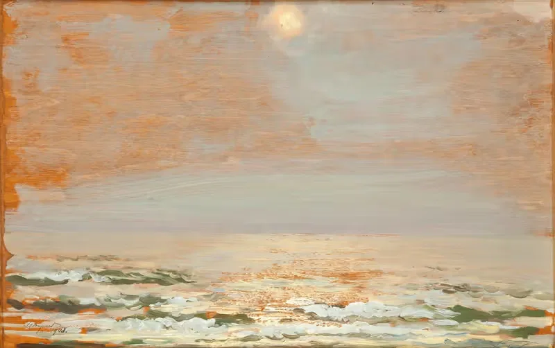 Море в Паланге IV by Леон Вычулковский, 1908 — digital art print download