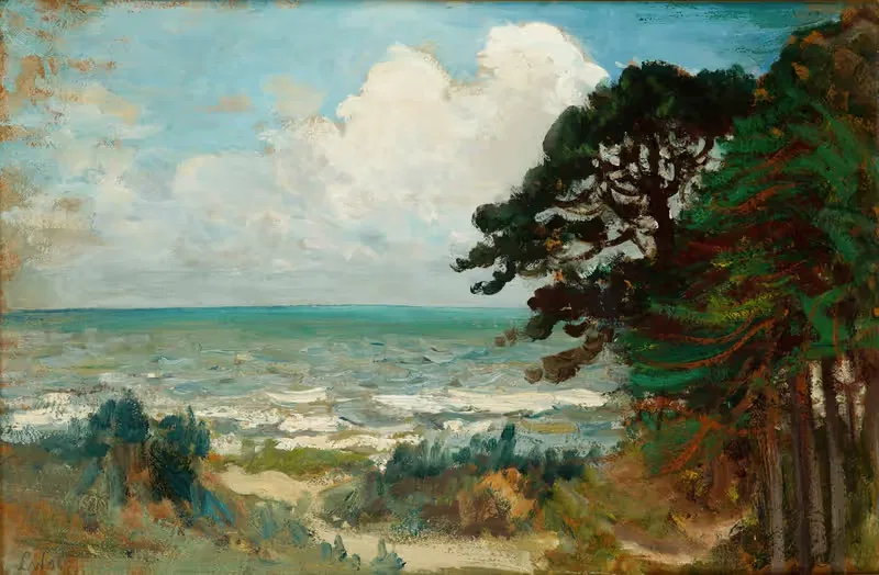 Море в Паланге V by Леон Вычулковский, 1908 — digital art print download