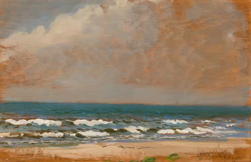 Seascape from Połąga by Leon Wyczółkowski, 1908 — digital art print download