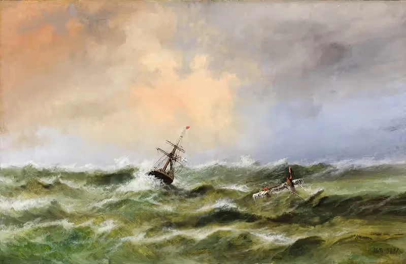 Heavy Seas in the Black Sea — Lev Felixovich Lagorio