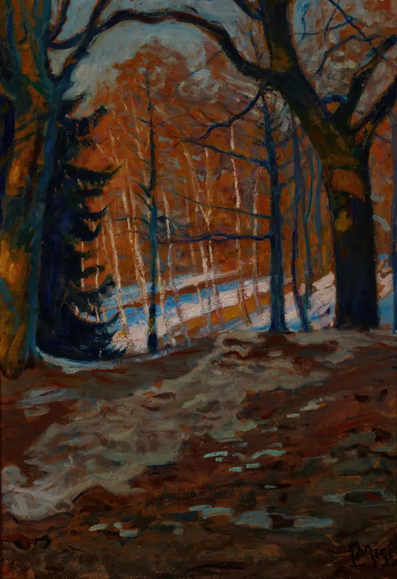 Стрыйский парк во Львове by Людвик Миски, 1917-1921 — digital art print download