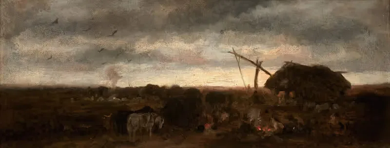 Gypsy Camp II by Maksymilian Gierymski, 1867 — digital art print download