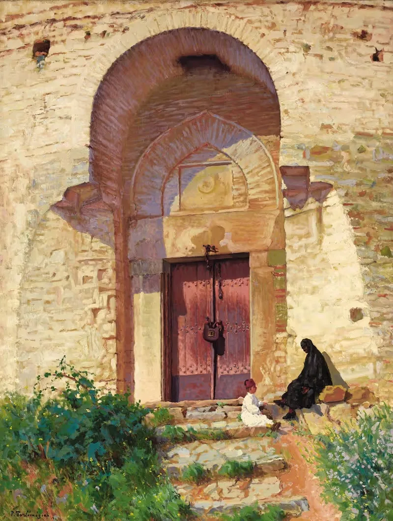 Entrance to the Mosque — Panos Terlemezian