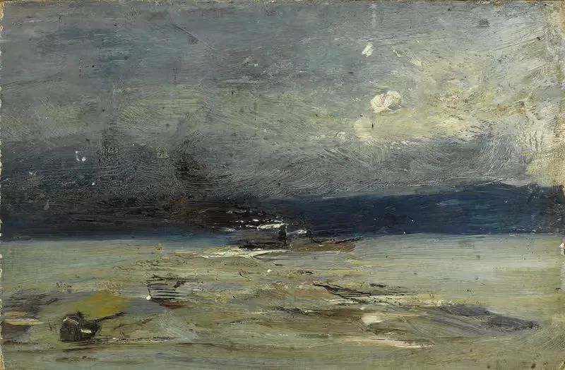 On the Hudson River by Robert Henri — digital art print download