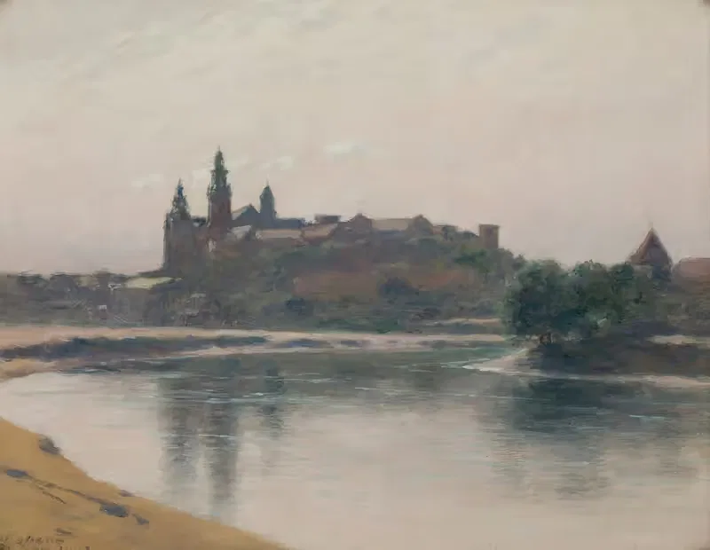 Вавель с стороны Вислы by Станислав Виткевич, 1903 — digital art print download