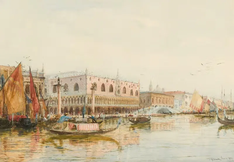 The Grand Canal, Venice — Thomas Bush Hardy