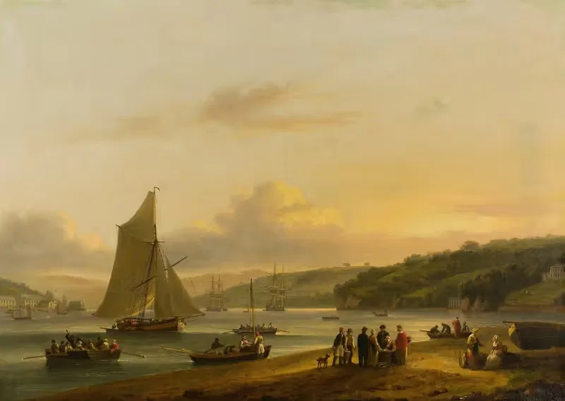 У кромки воды by Томас Луни, 1816 — digital art print download
