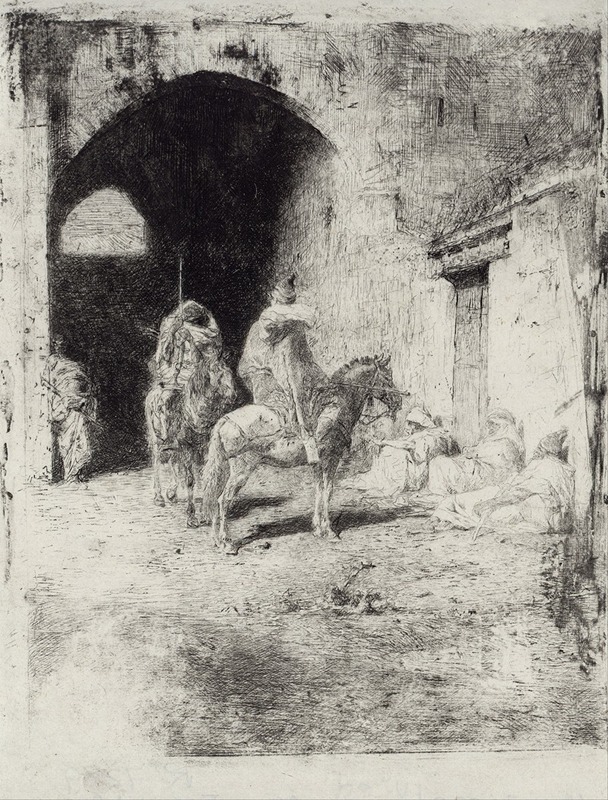 Casbah Guard in Tetouan — Mariano Fortuny Marsal