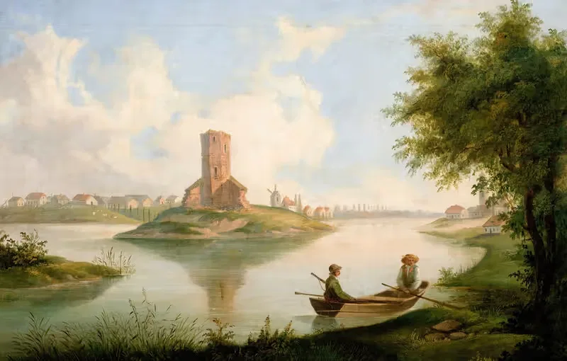 Вид с Крушвицы by Владислав Гелиодор Гуминьский, 1847 — digital art print download