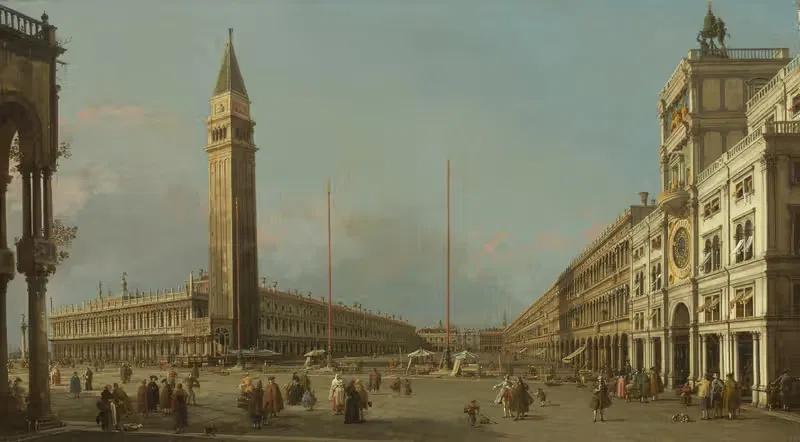 Piazza San Marco Looking South and West — Canaletto