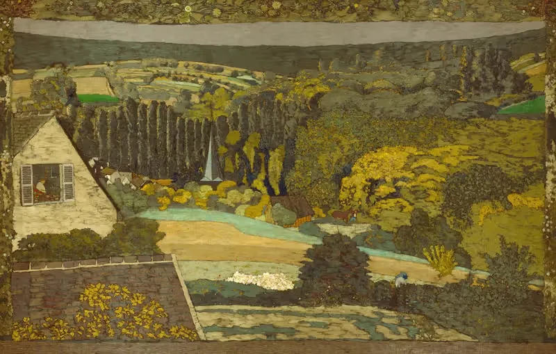 Landscape; Window Overlooking the Woods by Édouard Vuillard, 1899 — digital art print download