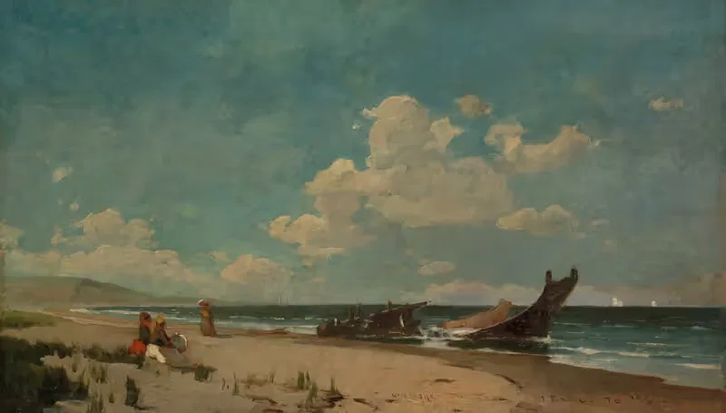Пляж Нантаскет by Эмиль Карлсен, 1876 — digital art print download