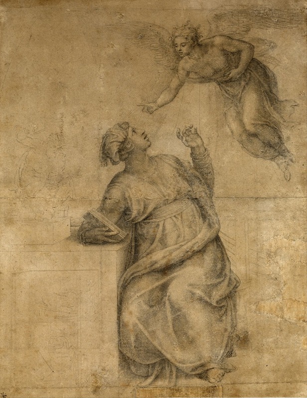 Annunciation to the Virgin by Michelangelo, 1547-1550 — digital art print download