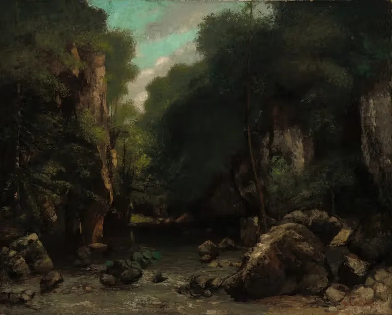 The Valley of Les Puits-Noir — Gustave Courbet