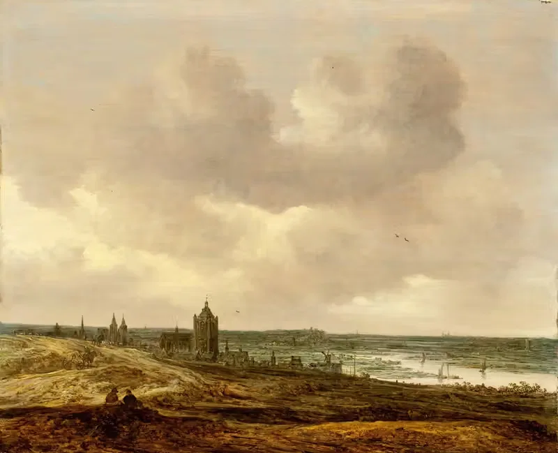 Вид на Арнем by Ян ван Гойен, 1646 — digital art print download