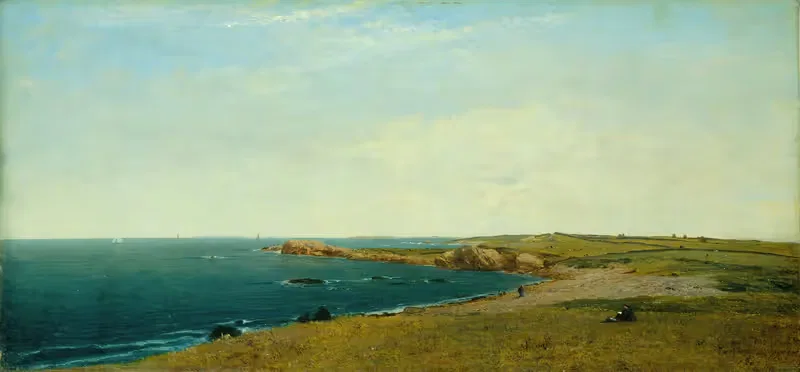 У Ньюпорта by Джон Фредерик Кенсетт, 1869 — digital art print download