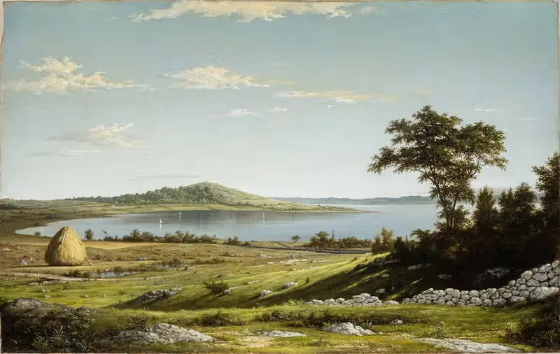 Rhode Island Shore by Martin Johnson Heade, 1858 — digital art print download