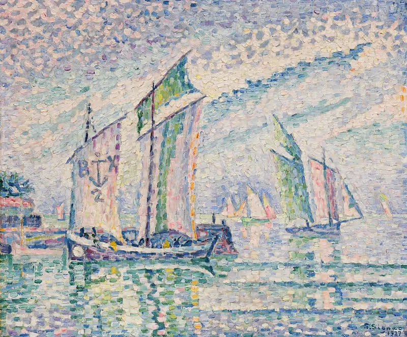 Канал Ла-Рошель by Поль Синьяк, 1927 — digital art print download