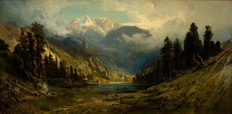 Калифорнийские сосны by Уильям Кит, 1878 — digital art print download