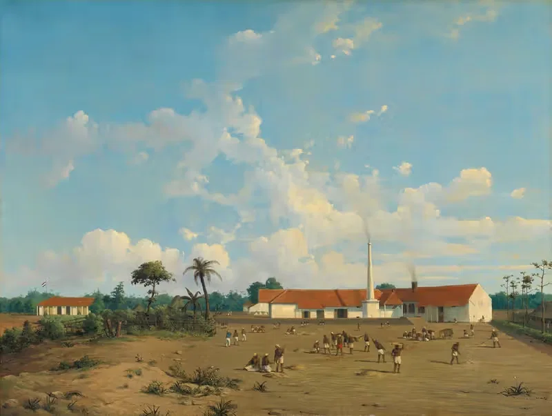 The Kemanglen Sugar Factory near Tegal (or Tagal), Java — Abraham Salm