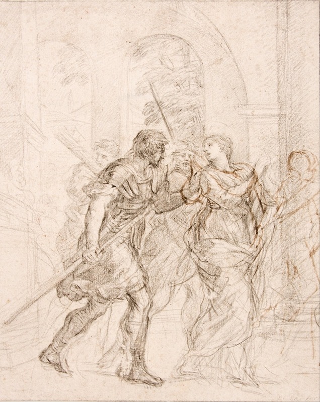 Saint Being Led to Her Martyrdom — Пьетро да Кортона