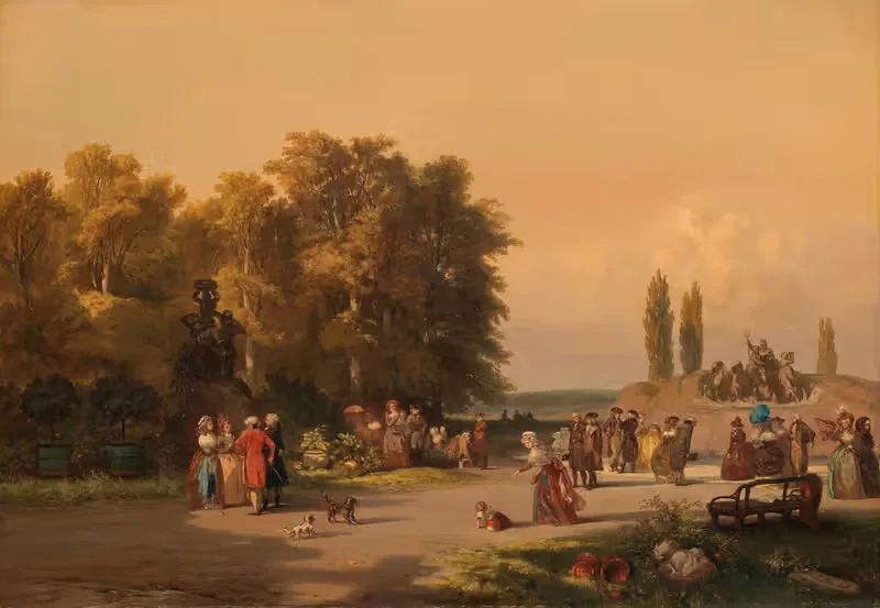 Park in the Vicinity of Paris — Charles Rochussen