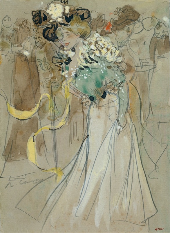 Celebrations in Toulon by Рамон Касас, 1900 — digital art print download
