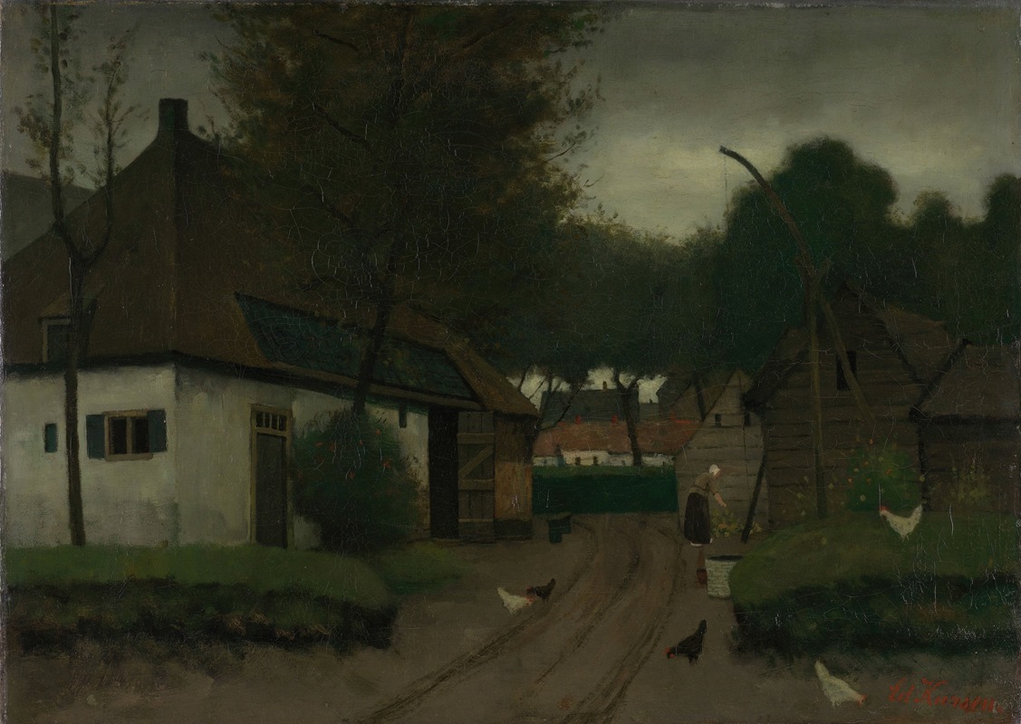 Фермерское хозяйство by Эдуард Карсен, 1890 - 1900 — digital art print download