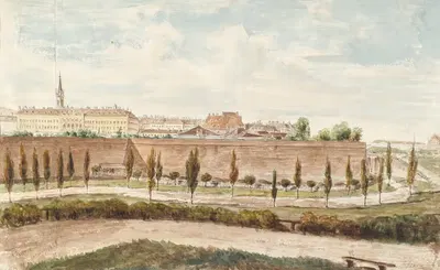 Августинербастей в Вене by Эмиль Хюттер, 1858 — digital art print download
