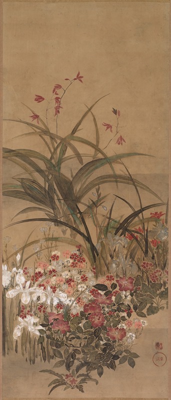 Summer Flowers II by Kitagawa Sōsetsu — digital art print download