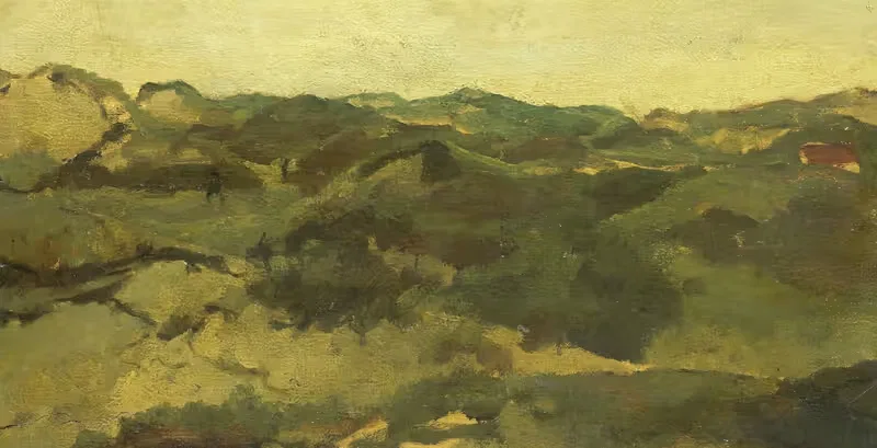 A Heath Landscape, Presumably in Drenthe — George Hendrik Breitner