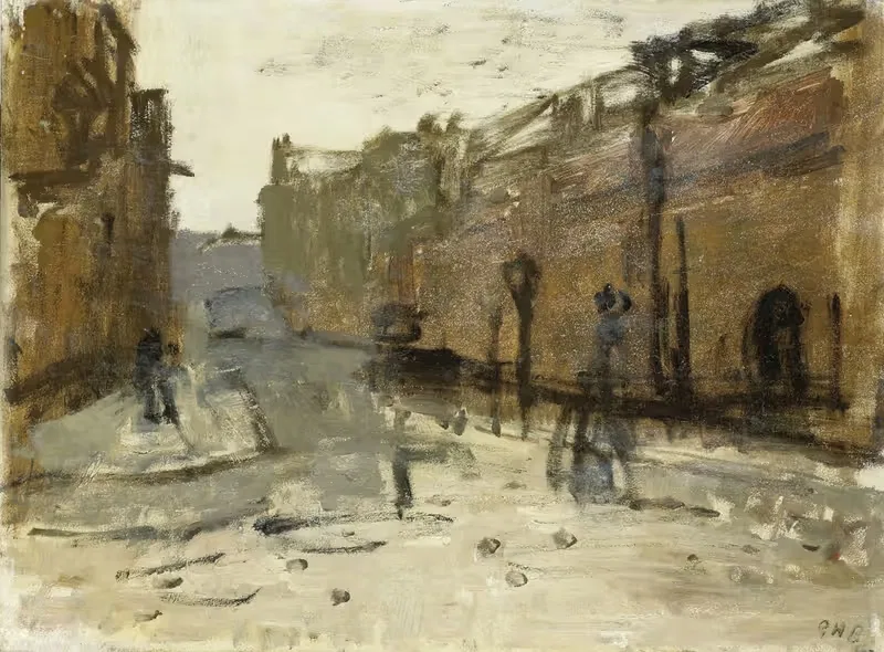 Дорога в Роттердаме by Джордж Хендрик Бреййтнер, 1880 - 1923 — digital art print download