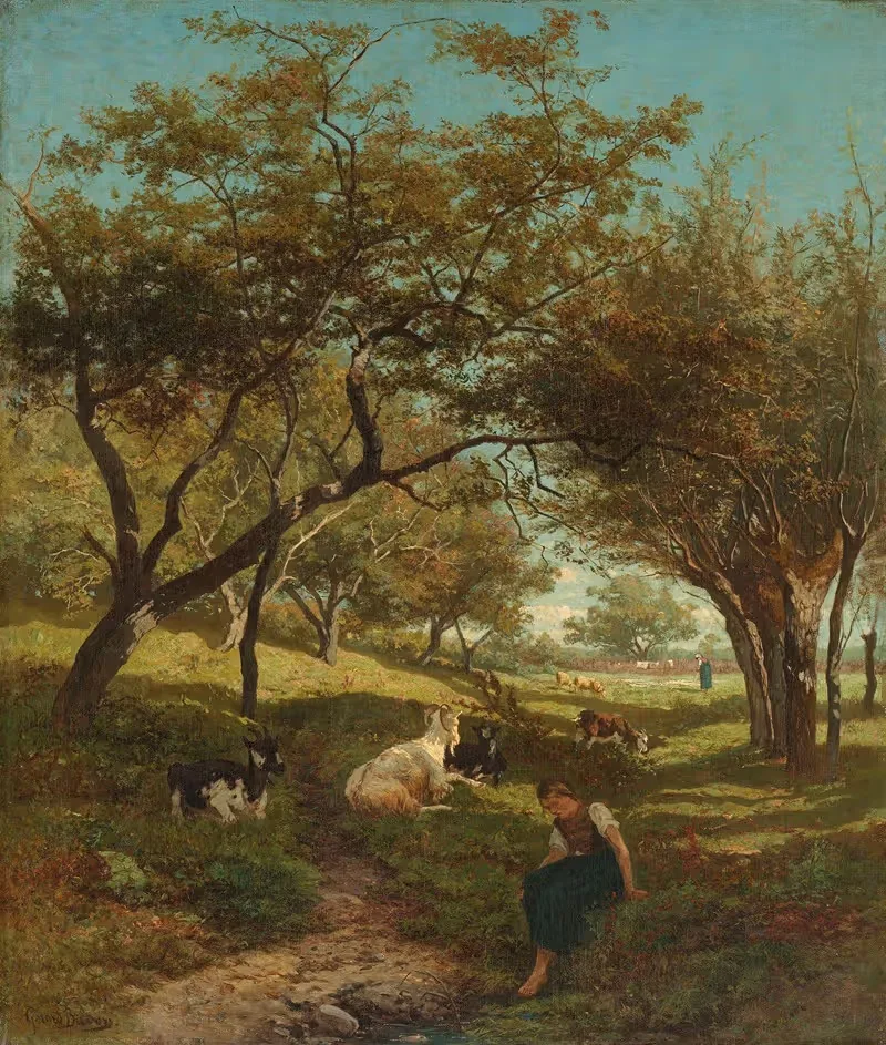 Козья богиня by Жерар Билдерс, 1864 — digital art print download