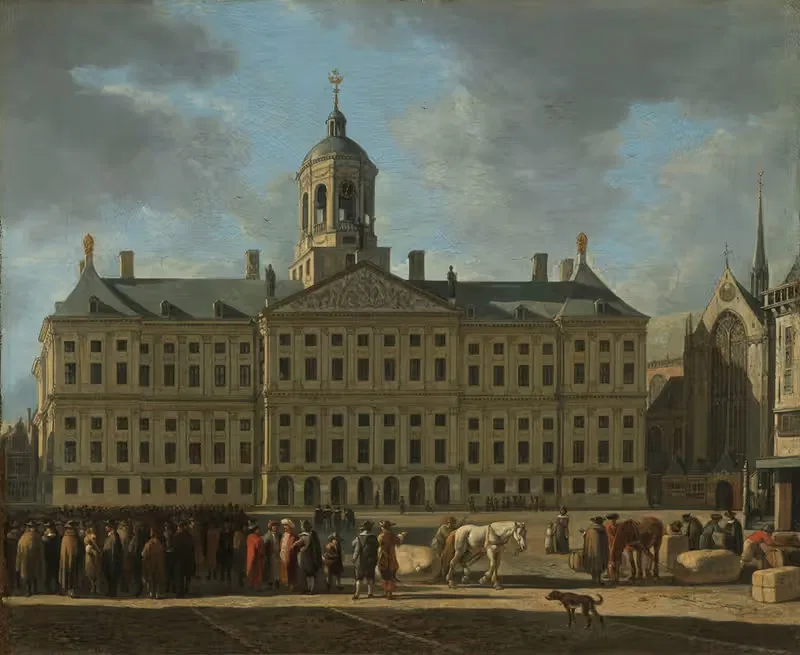 The Town Hall on Dam Square, Amsterdam — Gerrit Adriaensz. Berckheyde