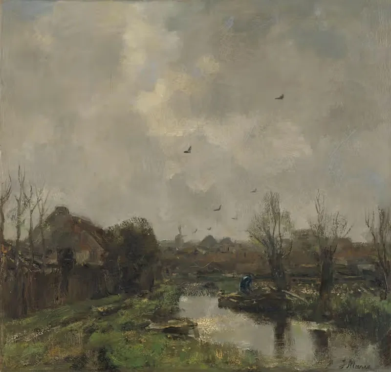 Landschap in de omgeving van Den Haag — Jacob Maris