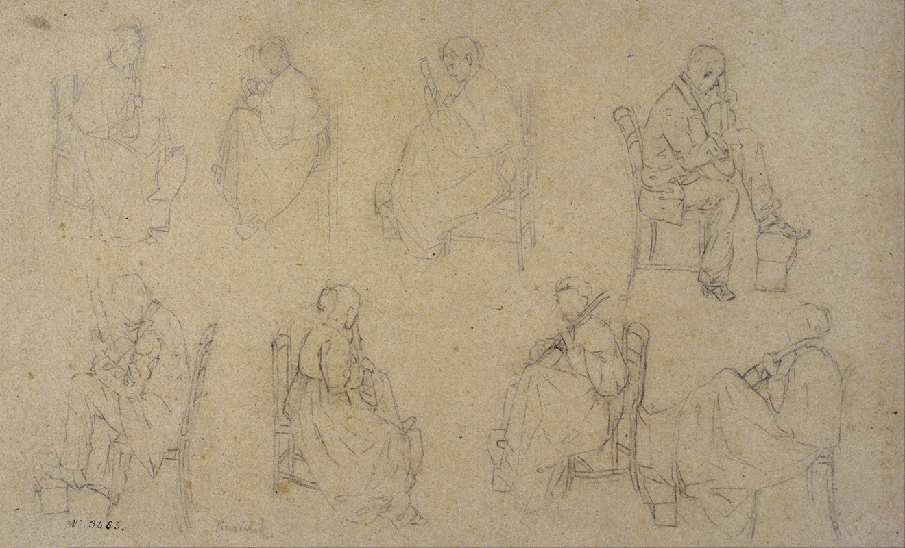 Concert Musicians by Сантьяго Русиньоль, 1890-1895 — digital art print download