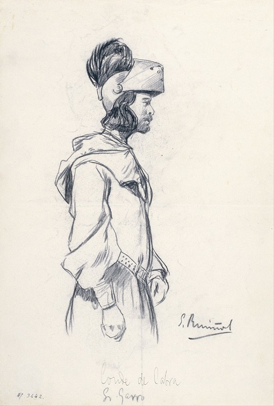 Conde de Cabra. Sr. Garro by Сантьяго Русиньоль, 1880-1885 — digital art print download