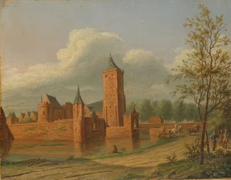 Batestein Castle near Vianen — Jan Jacob Teyler van Hall
