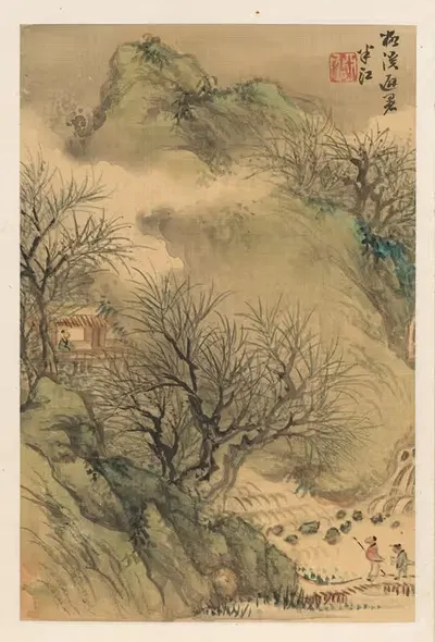 Summer Retreat by Okada Hankō — digital art print download