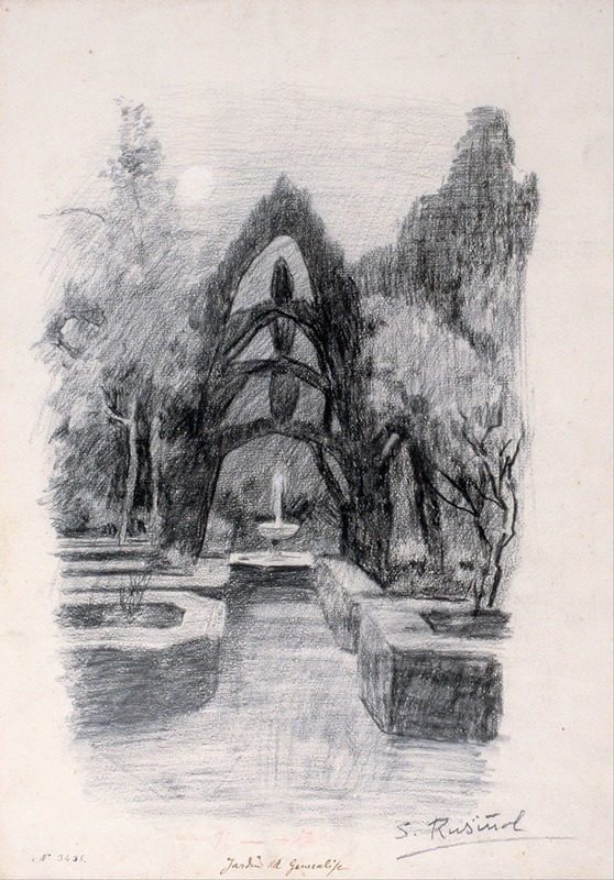 Gardens of the Generalife — Santiago Rusiñol