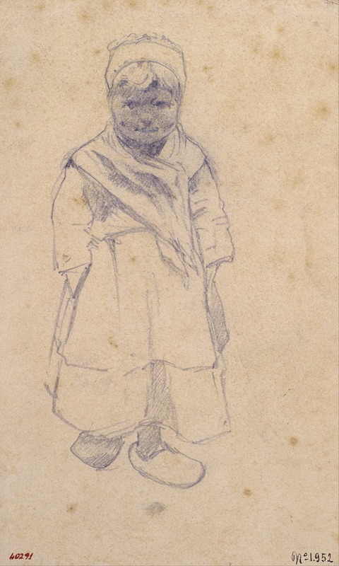 Girl with Clogs by Сантьяго Русиньоль — digital art print download