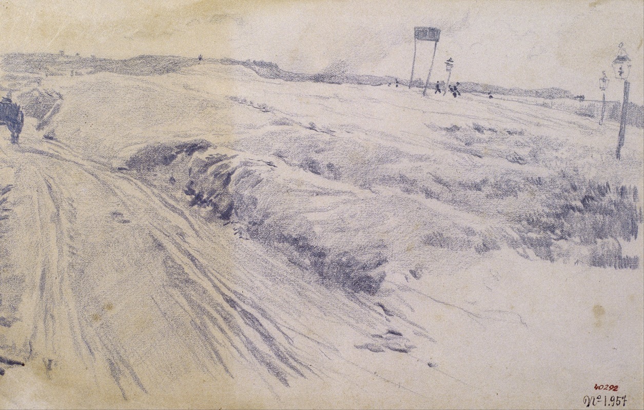 Landscape, City Outskirts by Сантьяго Русиньоль, 1880-1885 — digital art print download