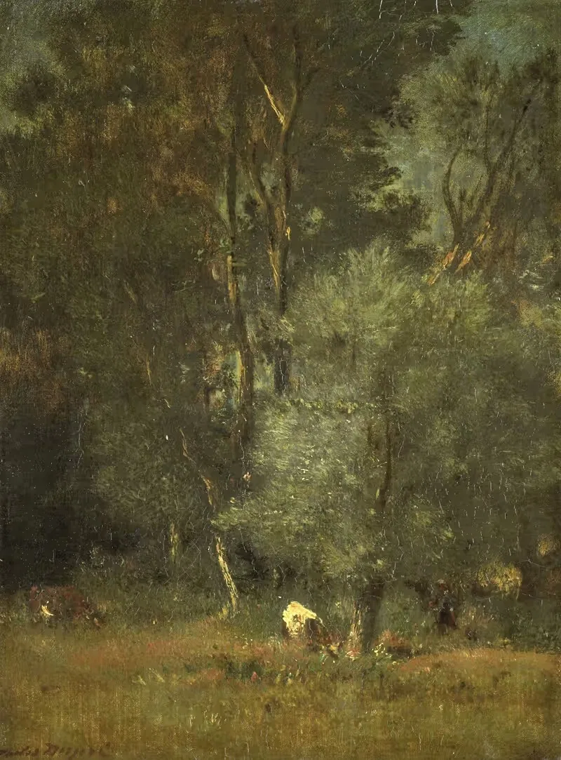 Вид в лесу by Жюль Дюпре, 1840 - 1889 — digital art print download