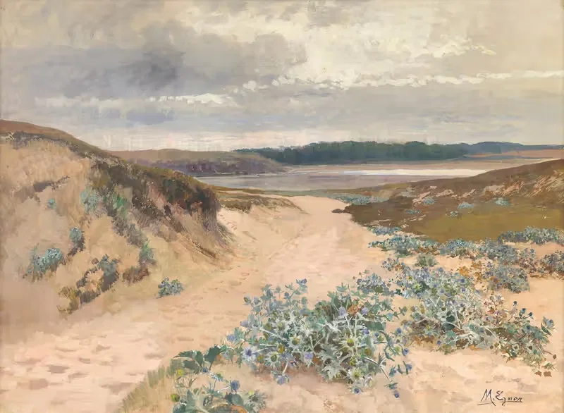 Дюнный пейзаж в Бретани by Мари Эгнер, 1910 — digital art print download