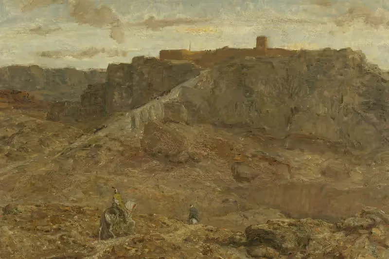 Mountainous Landscape in Egypt by Marius Bauer, 1880 - 1922 — digital art print download