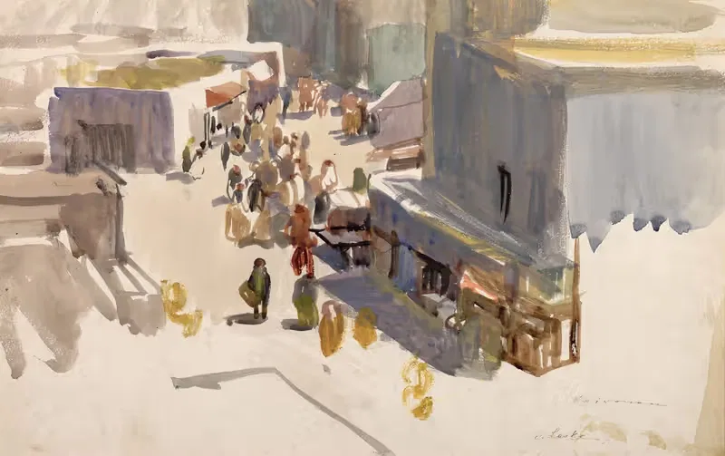 Kairouan by Oskar Laske, 1913 — digital art print download